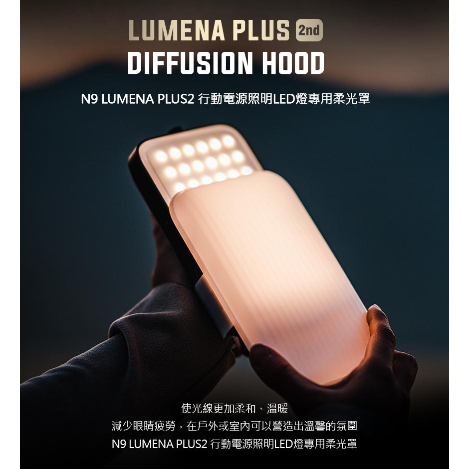 N9 LUMENA PLUS2專用柔光罩【好勢露營】行動電源照明LED燈適用 露營燈罩 照明燈罩-細節圖3