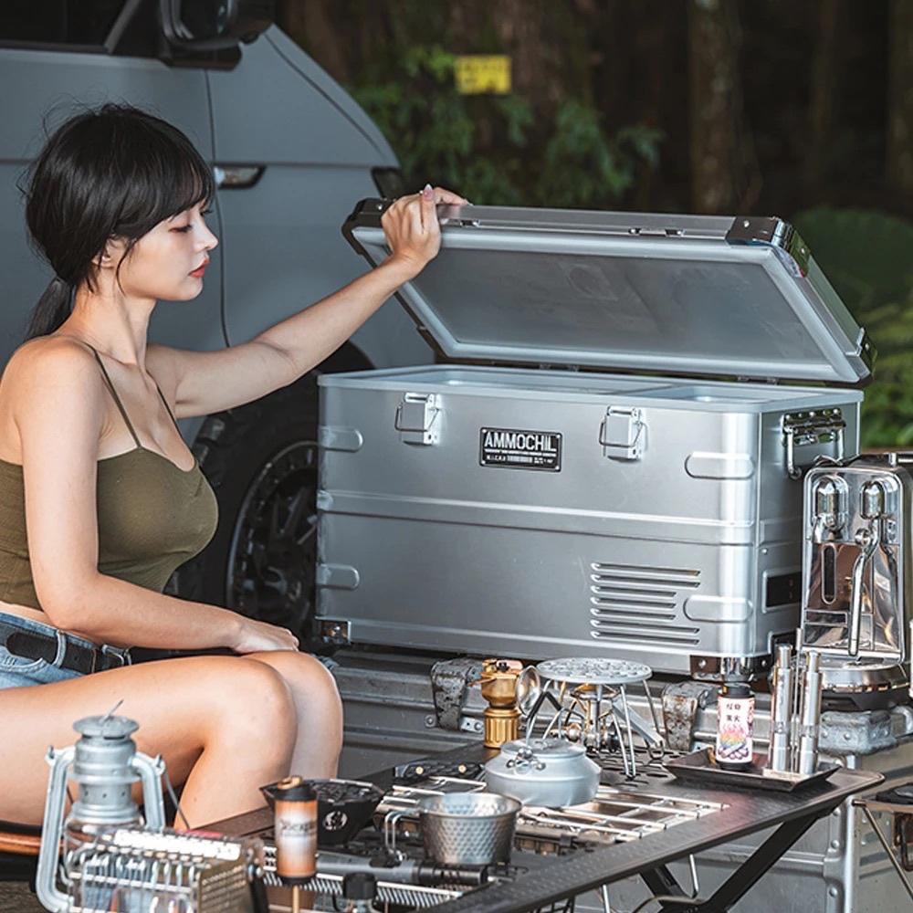 BARRACK09 AMMOCHILL雙槽雙溫控車載行動冰箱【好勢露營】極凍箱 車載冰箱 戶外冰箱 車載冰箱 鋁箱冰箱-細節圖8