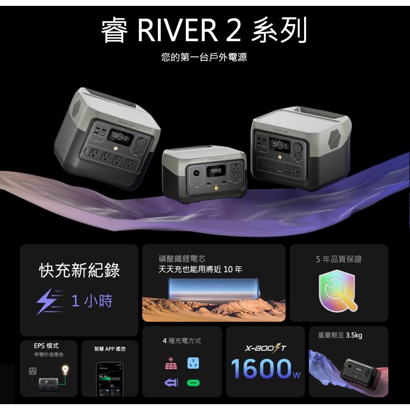 特價 ECOFLOW River 2 PRO 行動電源【好勢露營】隨身行動電池 儲能電源 戶外電源-細節圖3