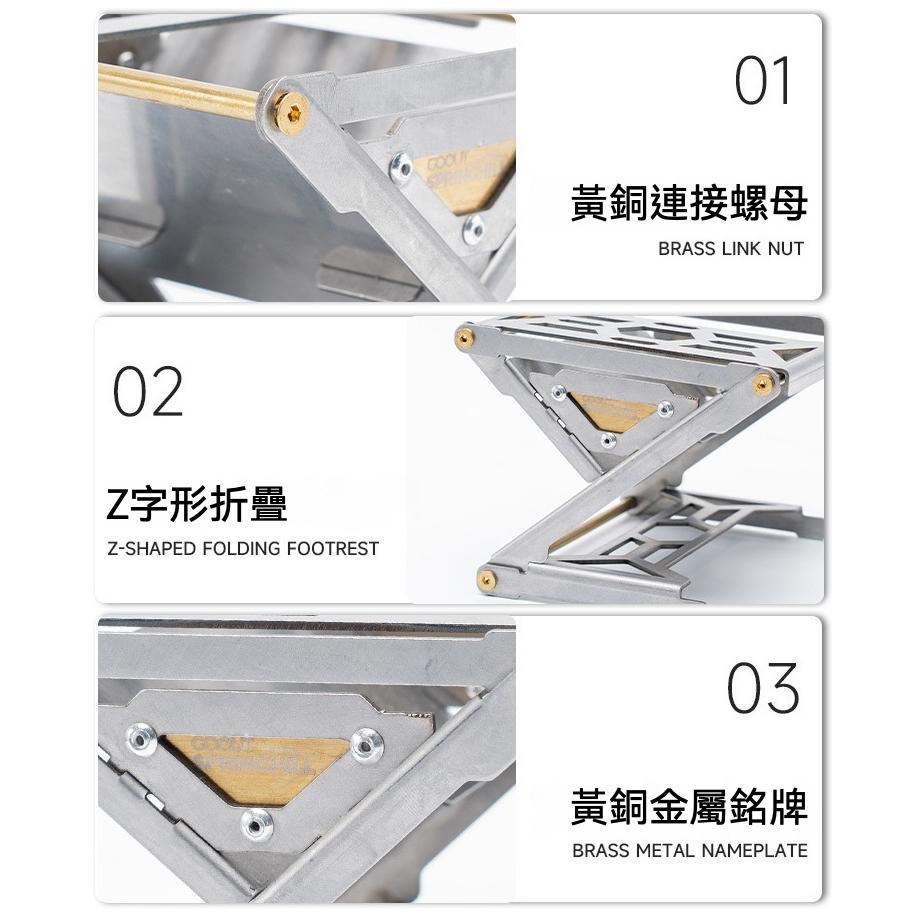 Springhill 春山 迷你卡片爐【好勢露營】桌面觀火台 迷你焚火台 香薰架 不銹鋼折疊柴火爐 療愈系賞火燃火台-細節圖8