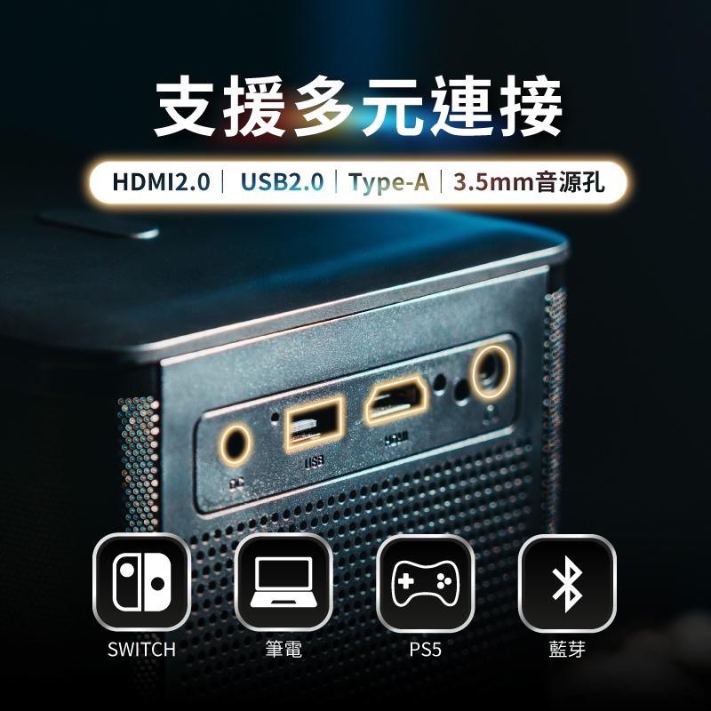 SANSUI 山水 WIFI智慧投影機SPJ-M6【好勢露營】布幕/腳架/收納包/遙控器 高畫質 大全配4K畫質AI語音-細節圖5