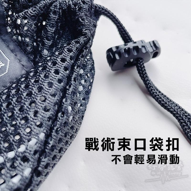 尼龍網布束口袋 【好勢露營】透氣加厚收納網袋 大 中 小 迷你 收納袋 束口袋 網布袋 鞋袋 餐具收納晾乾 燈條收納-細節圖4