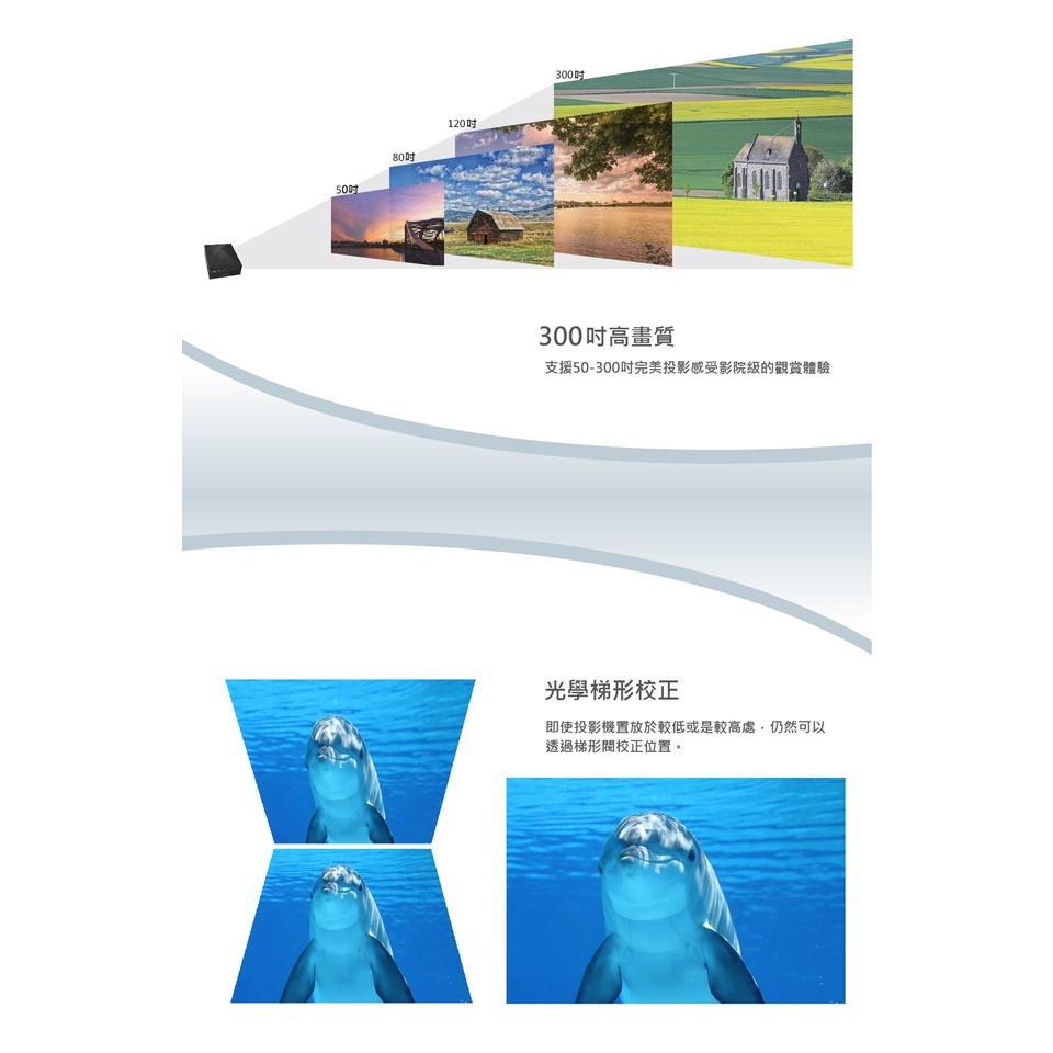 🎉送布幕或收納包 魔米投影機 MOMI X800【好勢露營】二代新上市 3500流明行動投影機迷你投影機-細節圖4