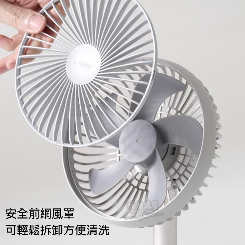最新款N9 LUMENA FAN STAND 3Z USB桌上型擺頭隨行風扇【好勢露營】N9-FAN 直立扇桌上風扇-細節圖9