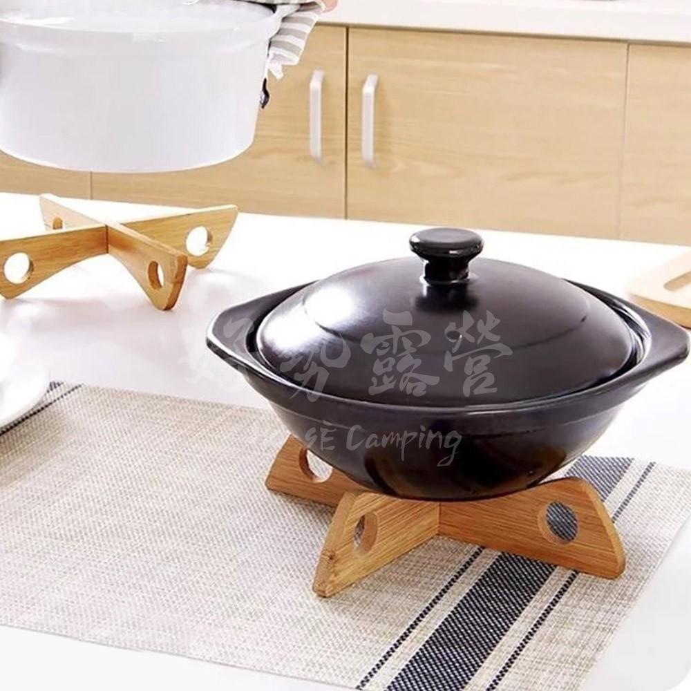竹木隔熱桌墊 【好勢露營】雙面皆可用 鍋子隔熱墊 隔熱架 鍋架 防燙隔熱架 墊高架 餐墊 桌墊-細節圖3