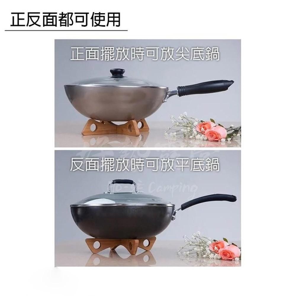 竹木隔熱桌墊 【好勢露營】雙面皆可用 鍋子隔熱墊 隔熱架 鍋架 防燙隔熱架 墊高架 餐墊 桌墊-細節圖6