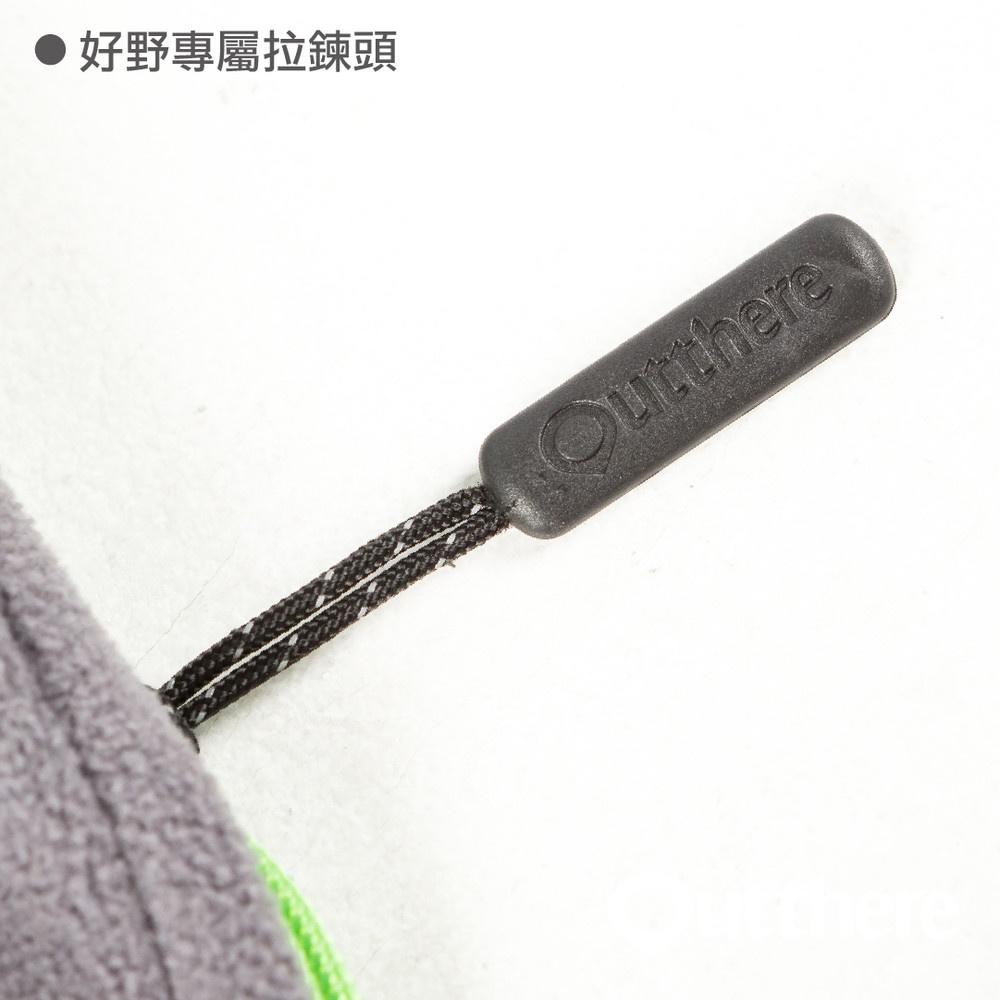 好野 好毯☀ 柔絨睡袋【好勢露營】灰色 睡袋內套 增加保暖 雙開拉鍊 毯子 搖粒絨 好窩-細節圖4