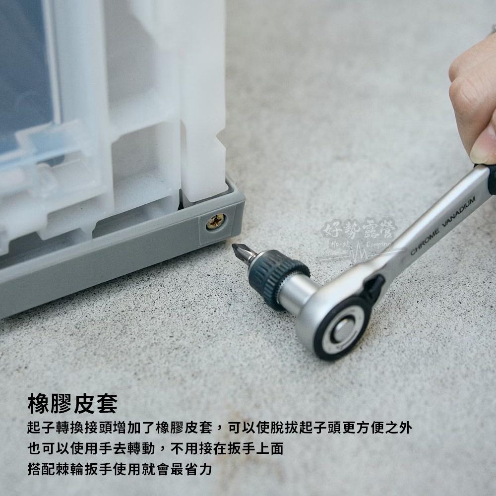 Openjoynt 38PCS 套筒起子組 尊爵黑限定版【好勢露營】戶外工具組 螺絲起子組 露營工具 多功能盒裝工具-細節圖6
