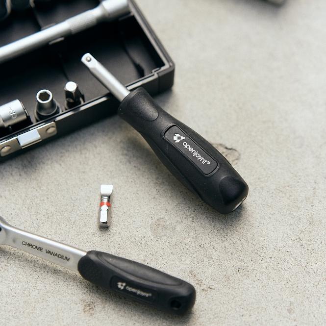 Openjoynt 38PCS 套筒起子組 尊爵黑限定版【好勢露營】戶外工具組 螺絲起子組 露營工具 多功能盒裝工具-細節圖8