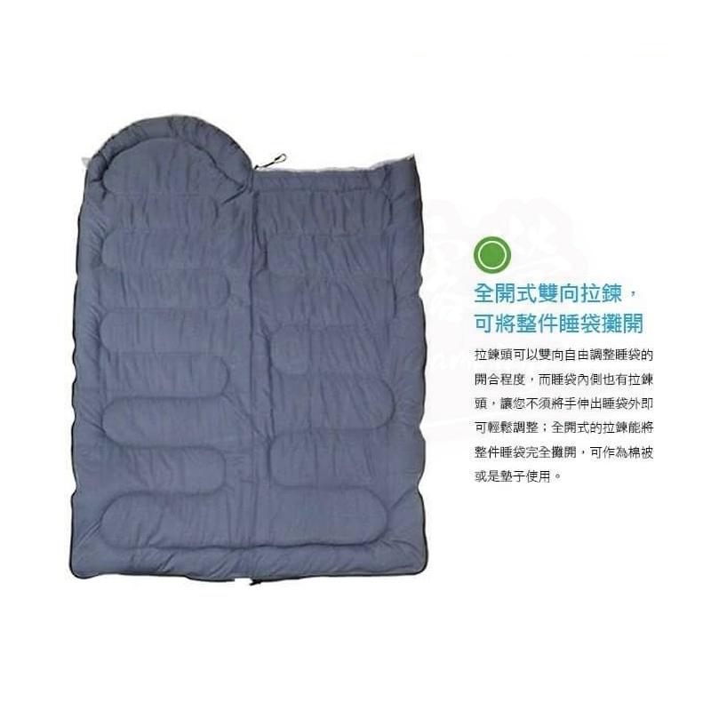 Wildfun野放 羊毛人形睡袋800克【好勢露營】 全開式 露營睡袋 台灣製 登山 保暖 防寒-細節圖6
