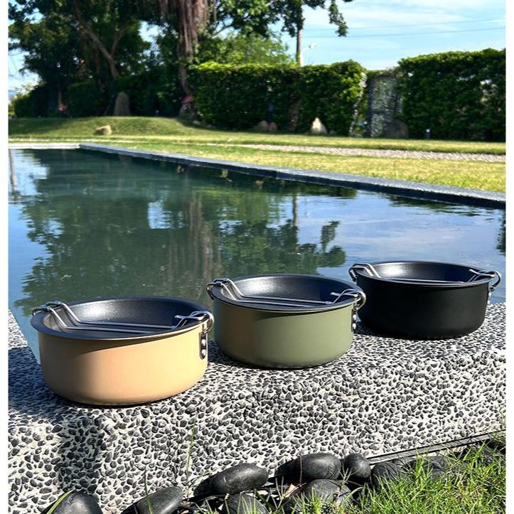 仙德曼SADOMAIN  露營不沾子母鍋-17cm【好勢露營】 鍋具 AG017湯鍋飯鍋 煎炒鍋盤子 早餐鍋具組-細節圖3