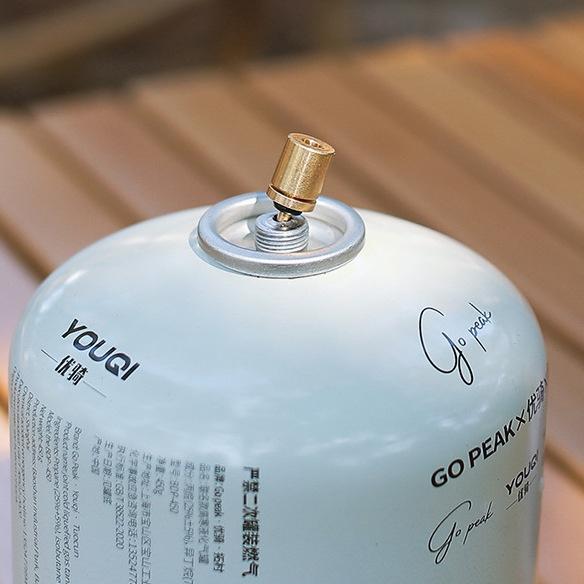 黃銅瓦斯對充轉接頭【好勢露營】高山瓦斯填充器 卡式罐充高山罐 導氣灌氣頭 轉換器充氣閥 瓦斯反充器 卡式灌高山瓦斯罐-細節圖6