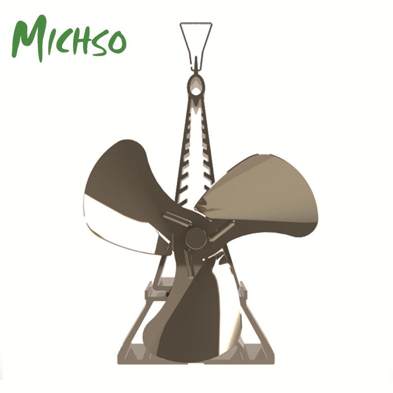 MICHSO暖爐熱能風扇【好勢露營】三葉熱能風扇 煤油暖爐風扇 煤油爐風扇 風扇 壁爐熱能 熱動力風扇 爐扇 暖風扇-細節圖5