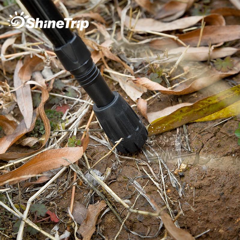 ShineTrip 登山杖配件/阻泥防滑底套-大款/小款【好勢露營】杖尖橡膠防滑腳套 徒步杖 手杖-細節圖2