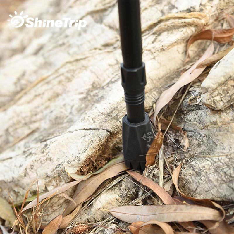 ShineTrip 登山杖配件/阻泥防滑底套-大款/小款【好勢露營】杖尖橡膠防滑腳套 徒步杖 手杖-細節圖6