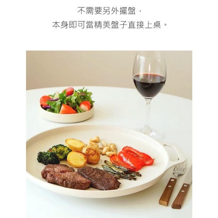 韓國MYTEM DONO 馬卡龍圓形煎烤盤30cm【好勢露營】陶瓷燒烤盤 露營必備 韓式烤盤 收納包 IH爐可用-細節圖6