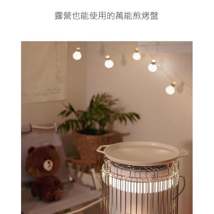 韓國MYTEM DONO 馬卡龍圓形煎烤盤30cm【好勢露營】陶瓷燒烤盤 露營必備 韓式烤盤 收納包 IH爐可用-細節圖7