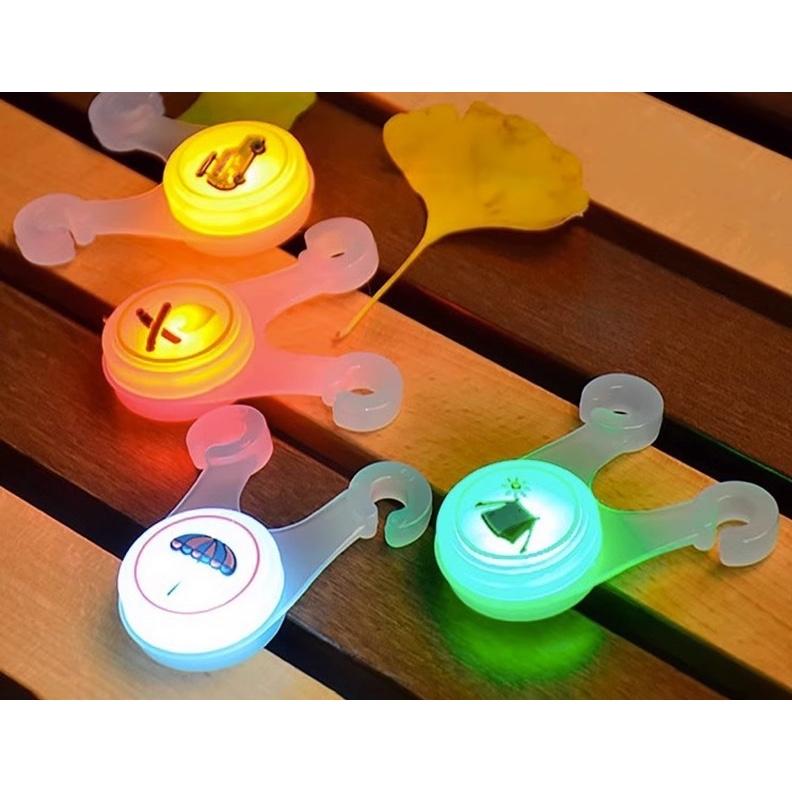 新款青蛙燈 防拌提示燈【商品規格】裝飾露營安全警示燈 戶外LED野營帳篷燈 營繩燈營釘燈 自行車燈閃燈-細節圖5