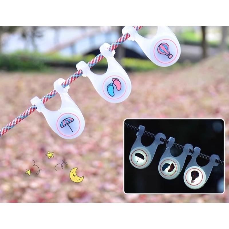 新款青蛙燈 防拌提示燈【商品規格】裝飾露營安全警示燈 戶外LED野營帳篷燈 營繩燈營釘燈 自行車燈閃燈-細節圖8