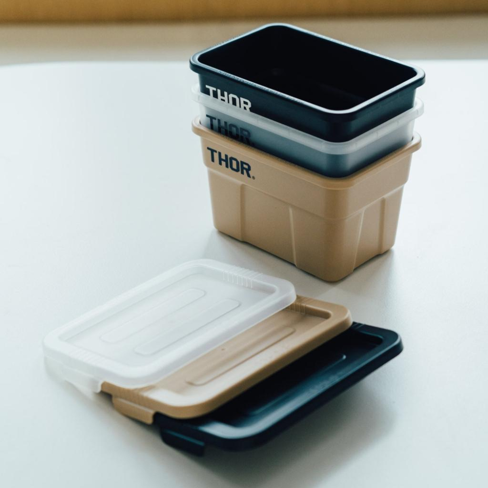 THOR 迷你收納箱 1L 【好勢露營】MINI BOX迷你置物箱 附蓋子小物箱 垃圾桶 小盆栽 調味瓶盒置物盒 零件盒-細節圖4
