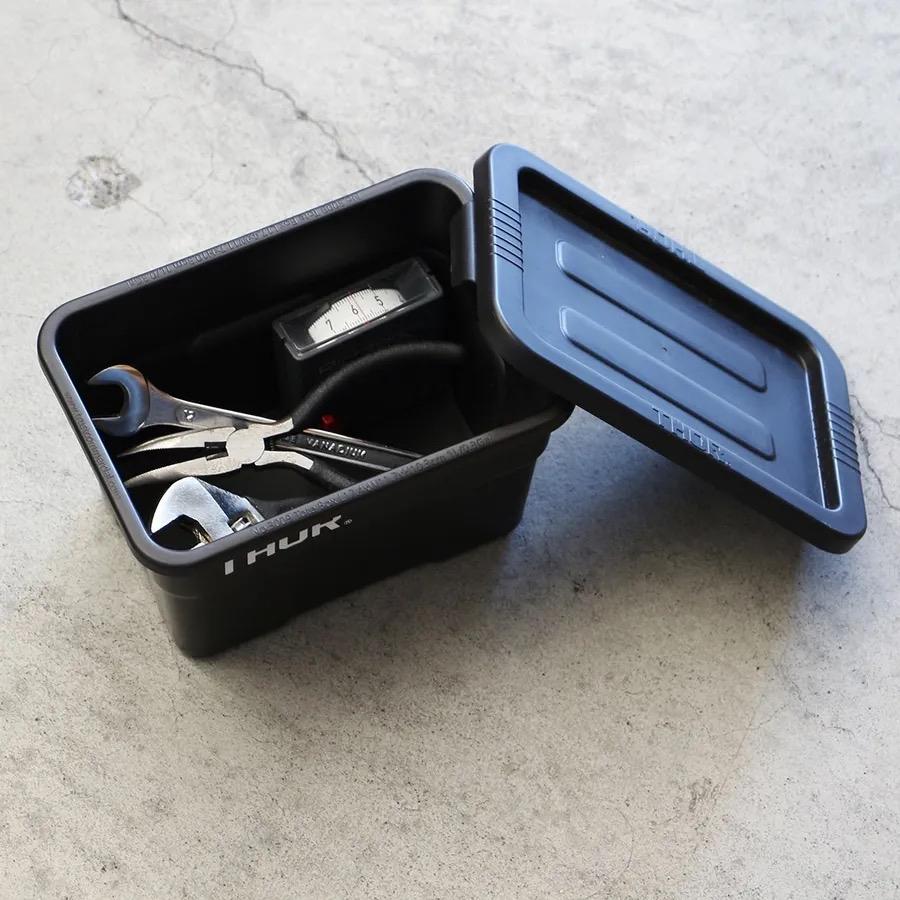 THOR 迷你收納箱 1L 【好勢露營】MINI BOX迷你置物箱 附蓋子小物箱 垃圾桶 小盆栽 調味瓶盒置物盒 零件盒-細節圖5