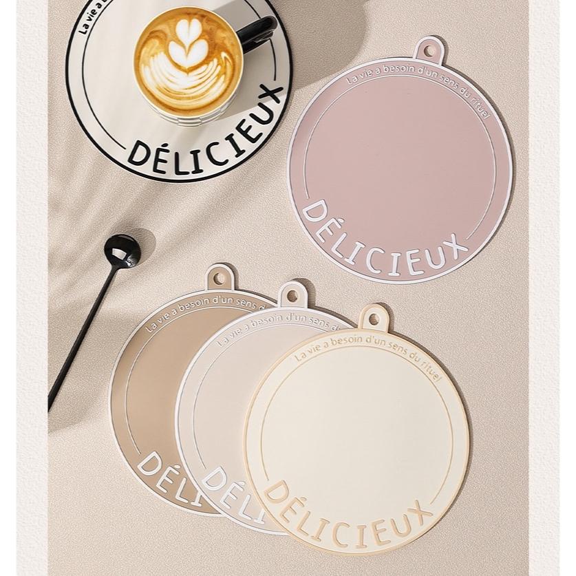 法式隔熱墊餐墊【好勢露營】矽膠隔熱墊 杯墊 鍋墊 桌墊 防滑墊 防燙墊 矽膠墊 隔熱墊 北歐風矽膠隔熱墊 幾何隔熱-細節圖7