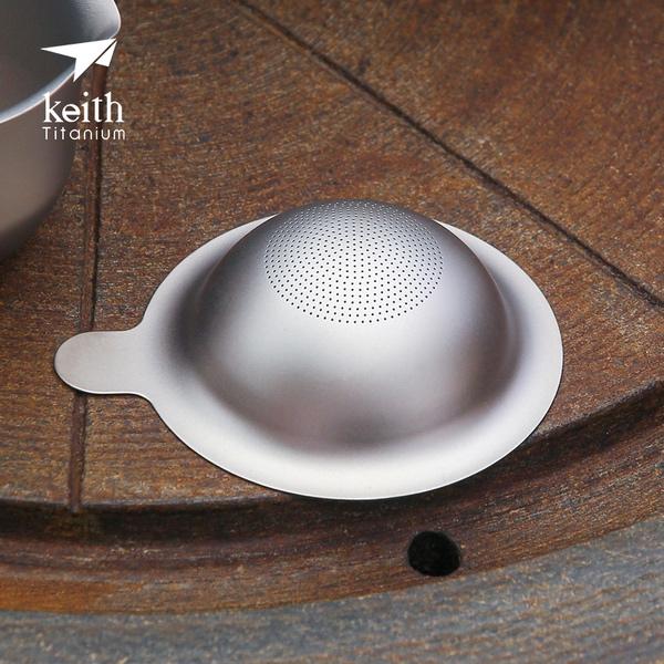 Keith鎧斯 純鈦環保攜帶式全套茶具組 茶具11件套組 Ti3900【好勢露營】六人份附收納袋 鈦茶具 茶具組 泡茶-細節圖6
