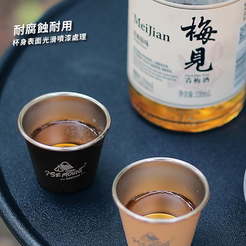 ISE MOUNT 不銹鋼小酒杯 50ml啤酒杯【好勢露營】迷你小酒杯 小茶杯茶杯 304不銹鋼杯 戶外杯 SHOT杯-細節圖7