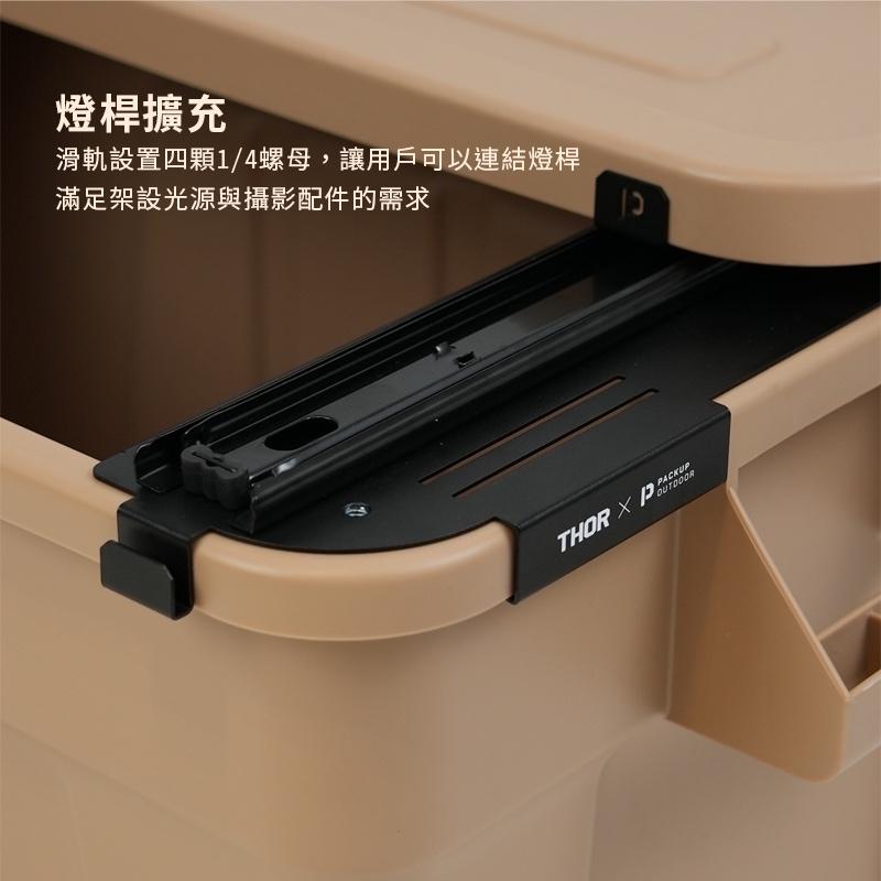 THOR 滑軌 Dolly 移山 53L/75L收納箱專用【好勢露營】THOR箱 滑軌套件 THOR滑軌 延伸桌 支架-細節圖7