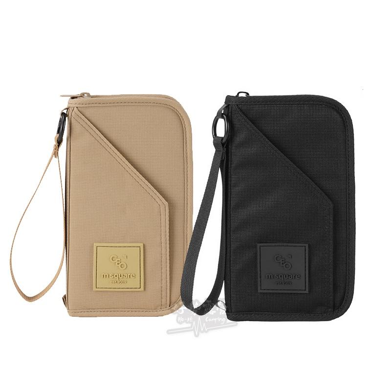 m square 防盜刷護照夾【好勢露營】多功能隨身包 護照夾 護照包 隨身收納包 手拿包-細節圖2