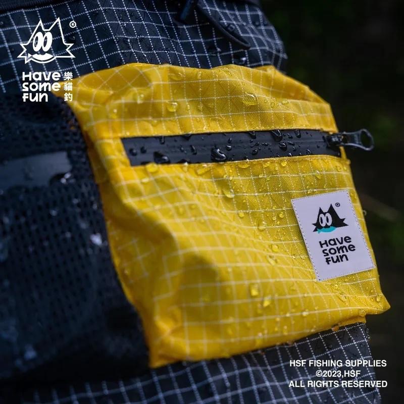 樂貓釣HSF 多功能斜跨包【好勢露營】斜背包 斜跨包 胸包 側背包 防水包 斜背小包 釣魚包 側背小包 隨身小包 手機包-細節圖9