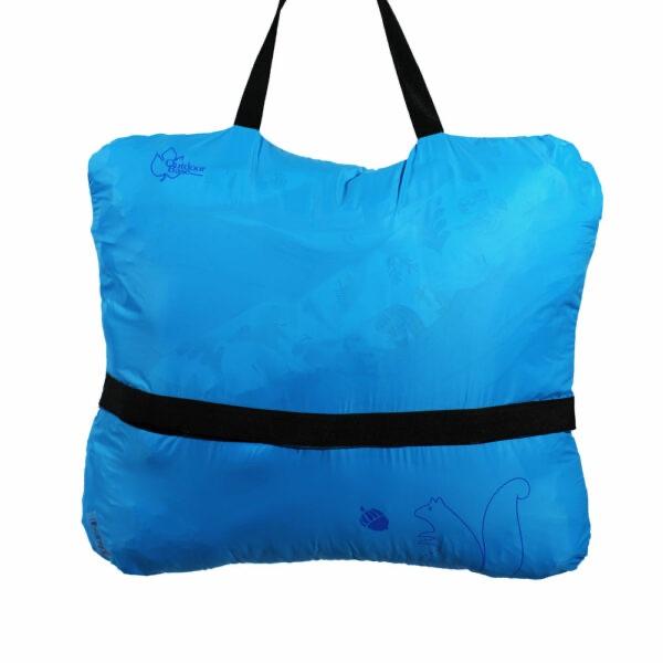 OutdoorBase 天光兒童睡袋【好勢露營】百合色天空藍 松鼠小精靈兒童睡袋 七孔棉 幼兒園睡袋學校睡袋-細節圖9