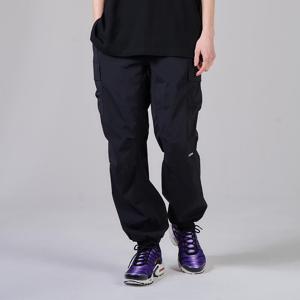 KZM J19 休閒縮口褲【好勢露營】束口褲 縮口褲 工裝長褲 工作褲 多口袋 休閒長褲 黑色男褲 口袋長褲-細節圖5