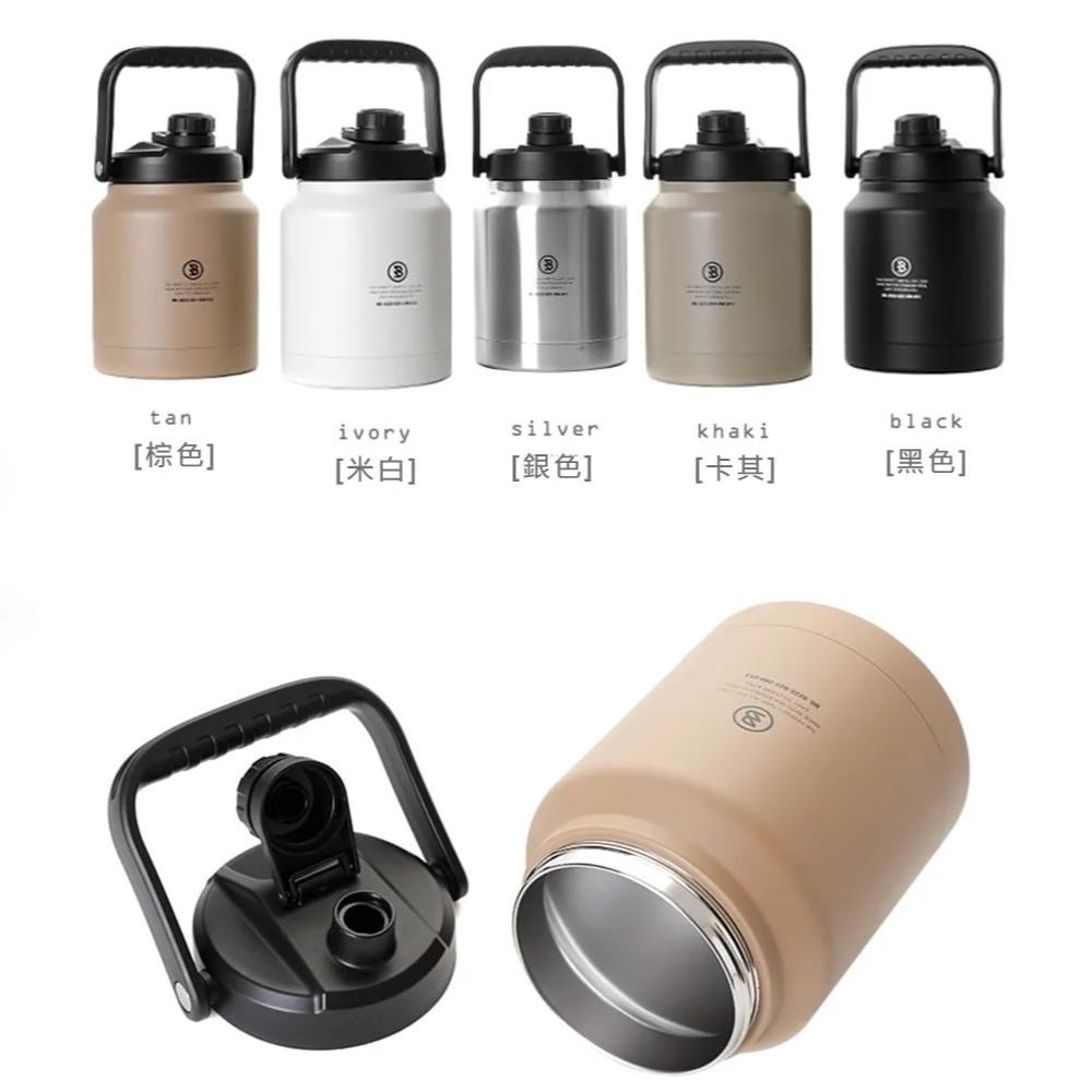 BROOKLYN WORKS 2.5L不鏽鋼保冰水壺【好勢露營】 2.5L露營水壺 胖胖壺-細節圖9