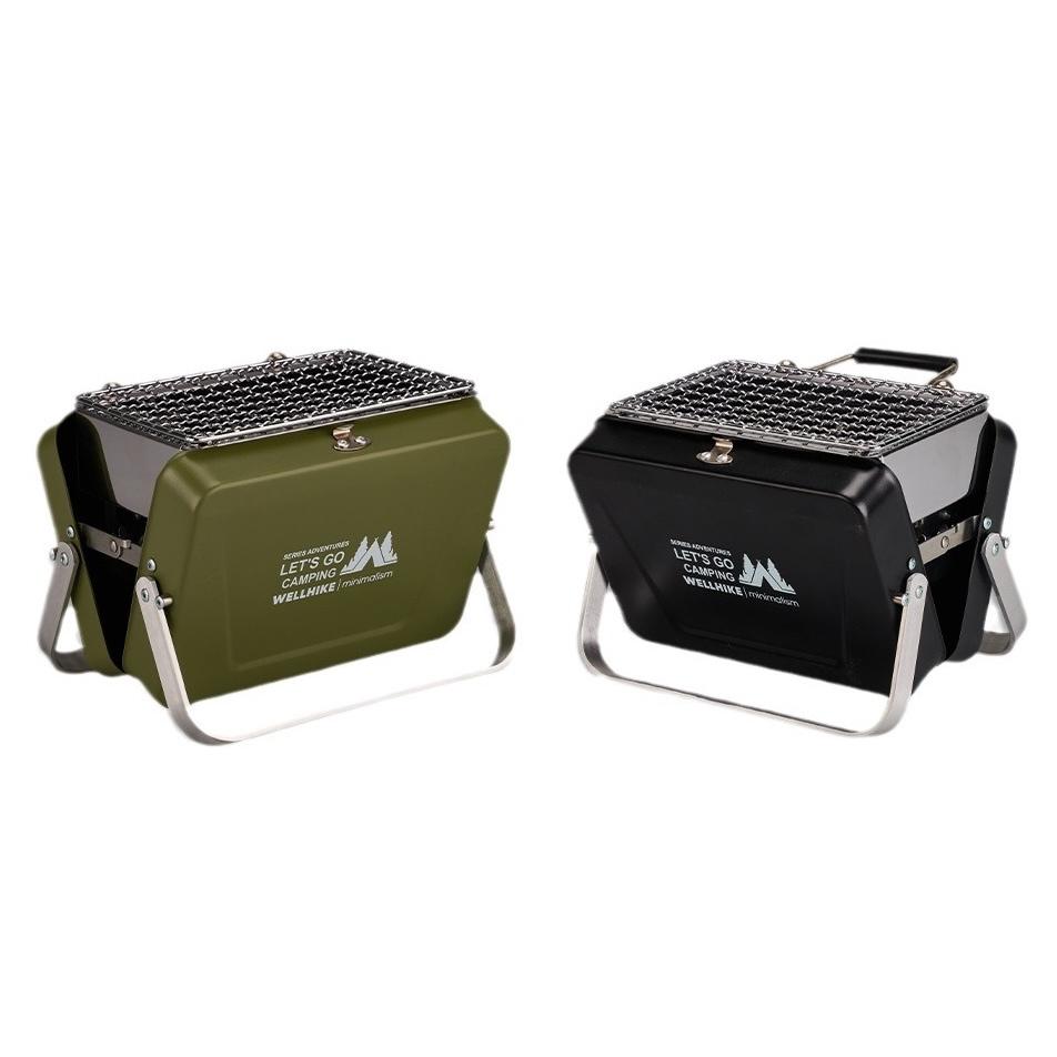 WELLHIKE 桌面燒烤爐【好勢露營】迷你烤肉架 折疊烤肉爐 烤肉盤 燒烤架 中秋節烤肉架 攜帶型烤肉爐-細節圖2