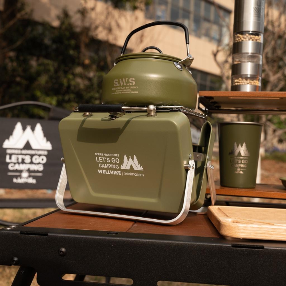 WELLHIKE 桌面燒烤爐【好勢露營】迷你烤肉架 折疊烤肉爐 烤肉盤 燒烤架 中秋節烤肉架 攜帶型烤肉爐-細節圖6