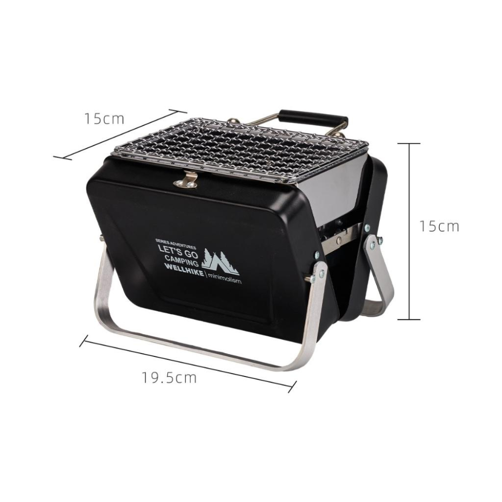 WELLHIKE 桌面燒烤爐【好勢露營】迷你烤肉架 折疊烤肉爐 烤肉盤 燒烤架 中秋節烤肉架 攜帶型烤肉爐-細節圖9