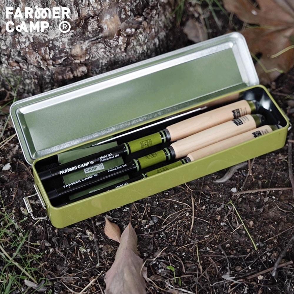 Farmer Camp 小物釣專家 FC收納長鐵盒【好勢露營】釣魚零件盒 溪釣 釣具配件收納 長形釣具盒 魚餌盒 魚餌盒-細節圖6