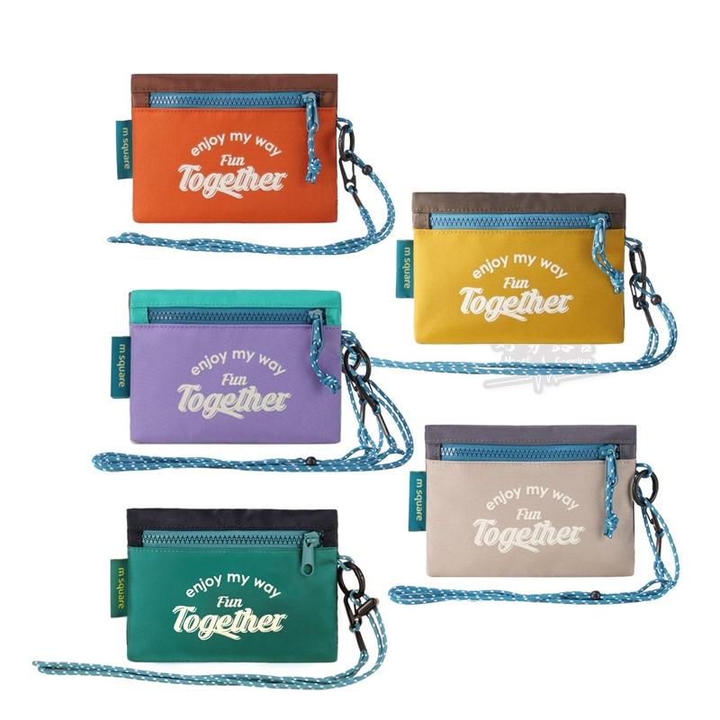 m square 隨身小包【好勢露營】多功能旅行護照包 零錢包 證件包 隨身包 斜背包 出國包 旅行包 手拿包 可掛脖-細節圖2