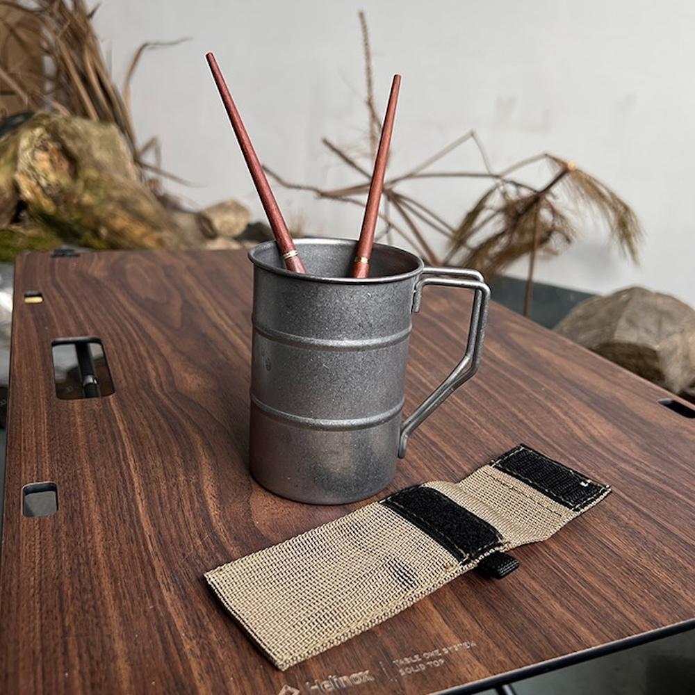 WELLHIKE 折疊實木筷-附收納套【好勢露營】附登山扣 露營筷子餐具 環保筷 木筷折疊筷子摺疊餐具-細節圖9