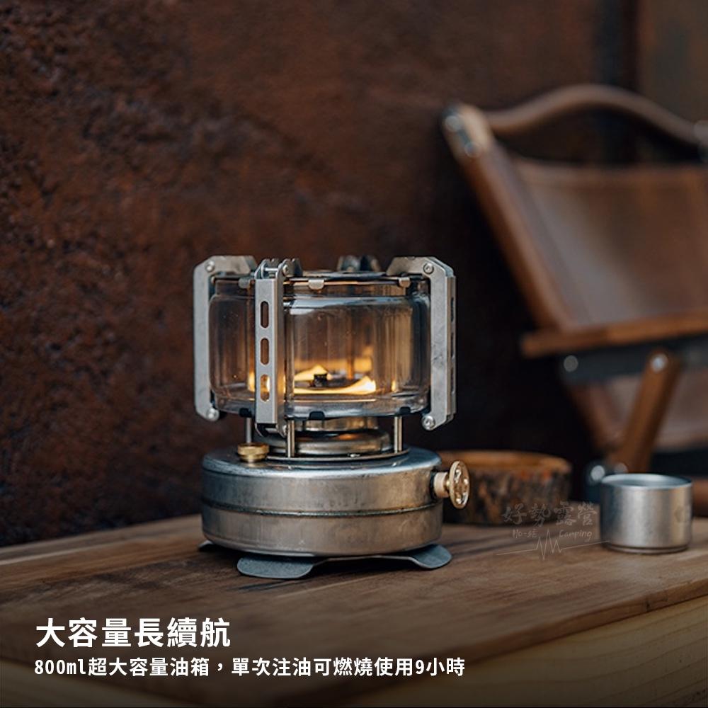 Springhill 春山 盤古 觀火燈爐 贈收納包【好勢露營】桌面觀火爐 迷你煤油台 煤油燈 療愈系賞火 汽化燈爐-細節圖5