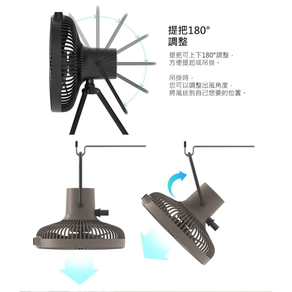 韓國CLAYMORE Fan V1040 無線風扇【好勢露營】無線風扇含收納袋 循環風扇 桌上風扇  DC風扇 桌扇-細節圖8