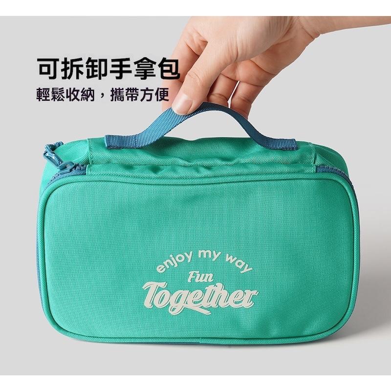 m square 三折洗漱包【好勢露營】多功能盥洗包 化妝包 洗漱包 壁掛 盥洗收納包 旅行盥洗包 旅行收納包 旅行包-細節圖6