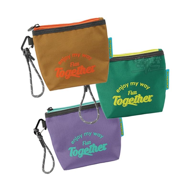 m square 手提小方包【好勢露營】多功能旅行包 零錢包 證件包 隨身包 斜背包 小包包 手拿包 掛繩D扣 吊掛包-細節圖2