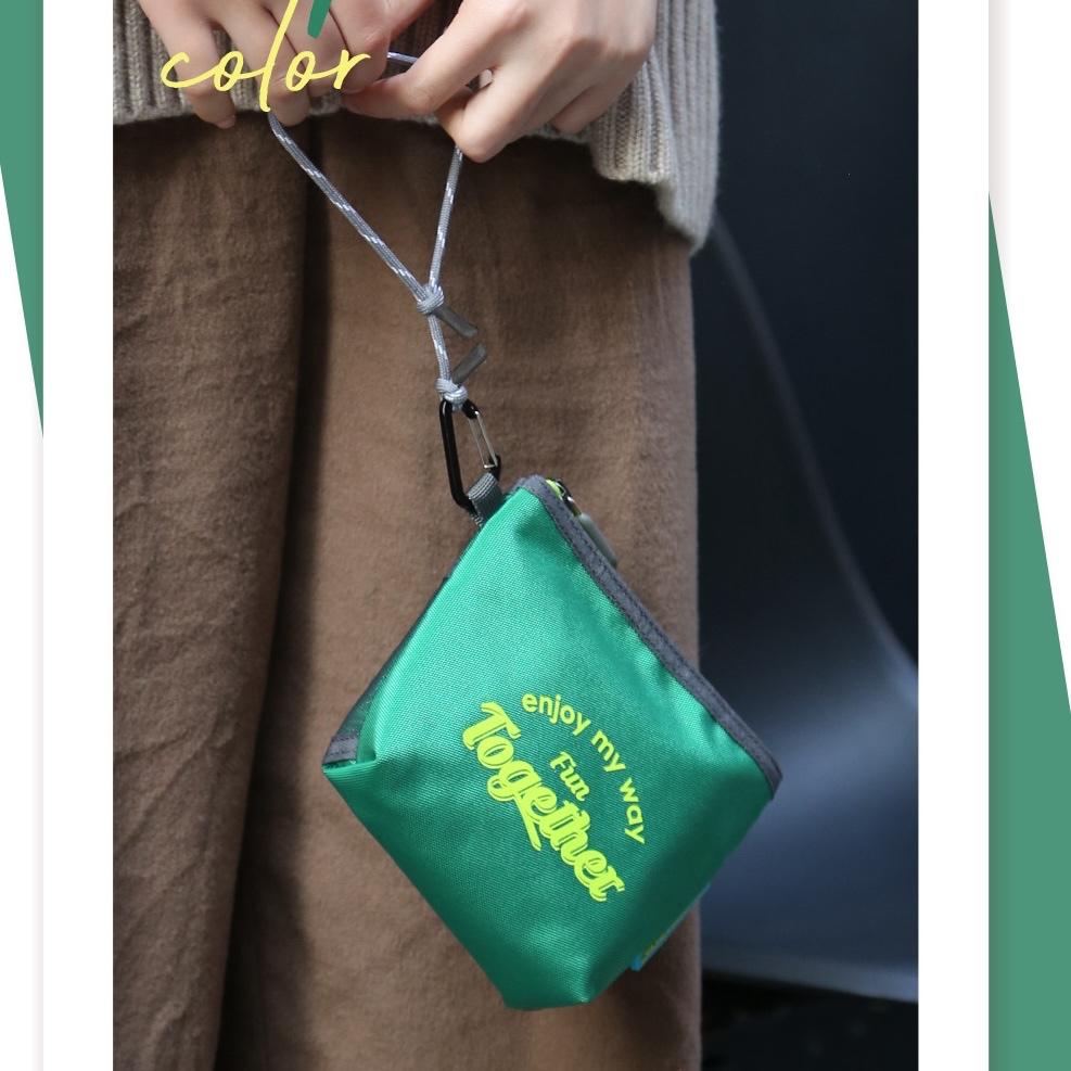 m square 手提小方包【好勢露營】多功能旅行包 零錢包 證件包 隨身包 斜背包 小包包 手拿包 掛繩D扣 吊掛包-細節圖8