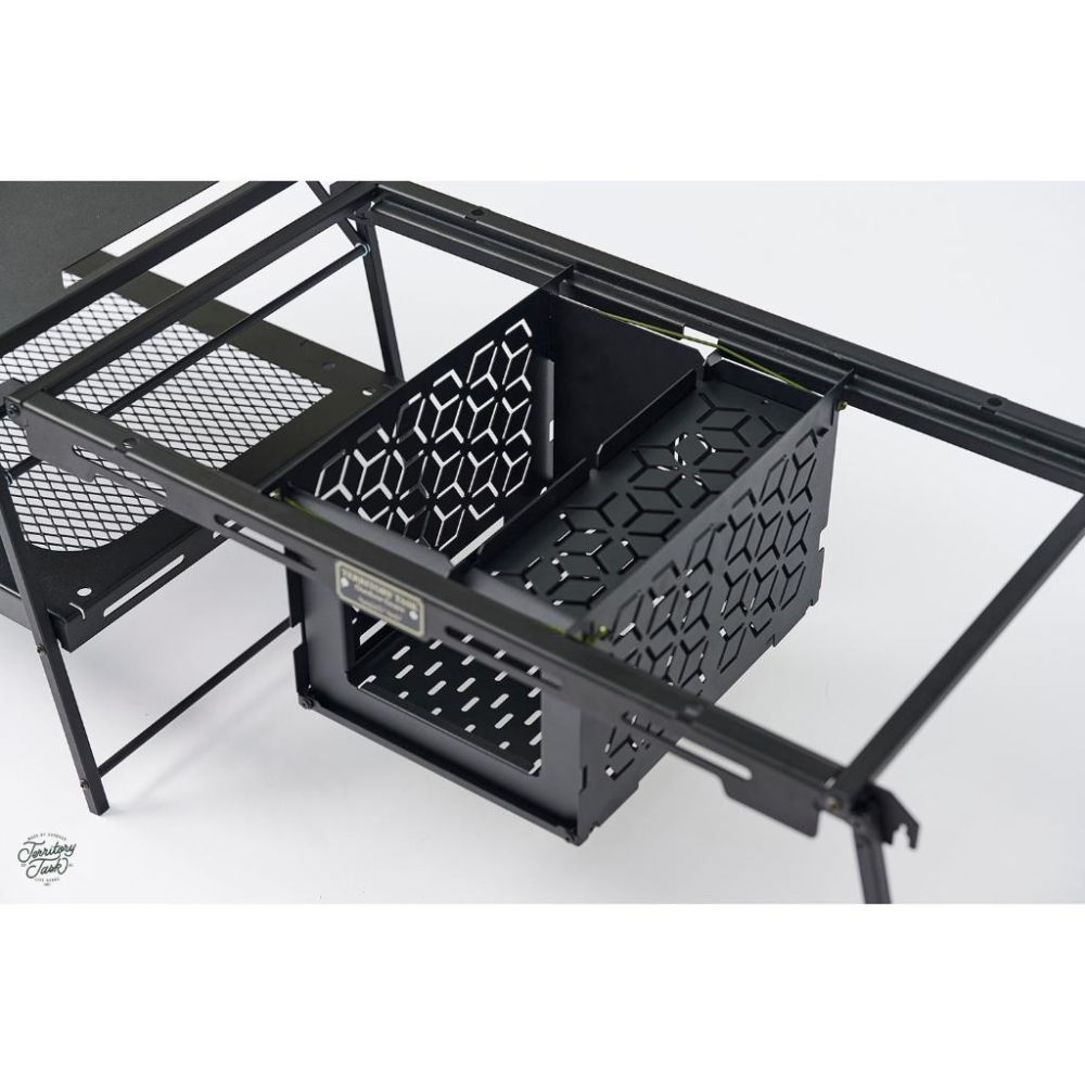 Territory Task 地域仕事 筷架/折疊置物盒【好勢露營】1單位折疊置物盒配件 置物層 渡鴉系列-細節圖6