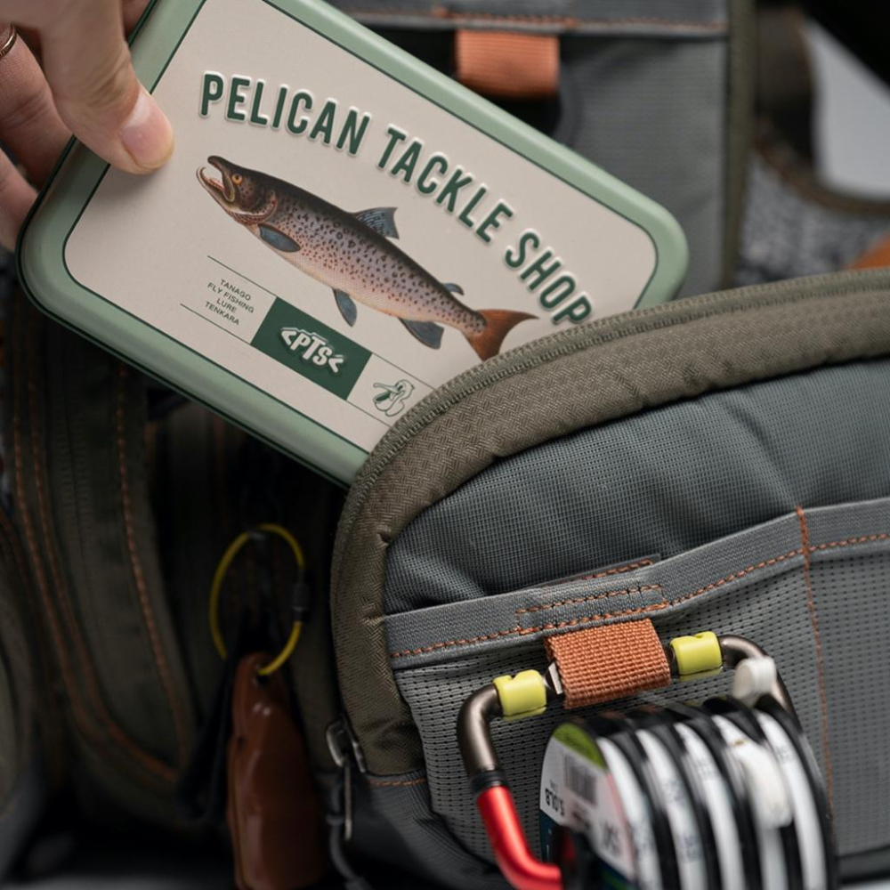 鵜鶘釣 馬口鐵收納盒【好勢露營】官方授權 小物餌盒 工具盒 鐵盒 小物釣 復古收納盒 毛鈎盒 釣蝦 溪釣-細節圖9