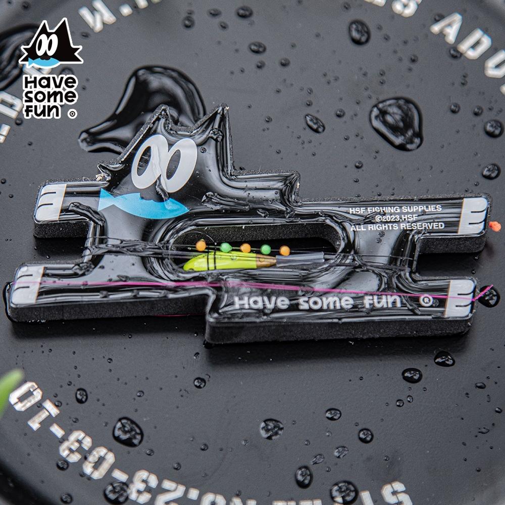 樂貓釣 HSF 小物釣線組【好勢露營】釣魚線 魚線 釣線 小物釣 釣線組 釣魚裝備 新半月魚鉤 微物釣 溪釣線 溪釣裝備-細節圖8