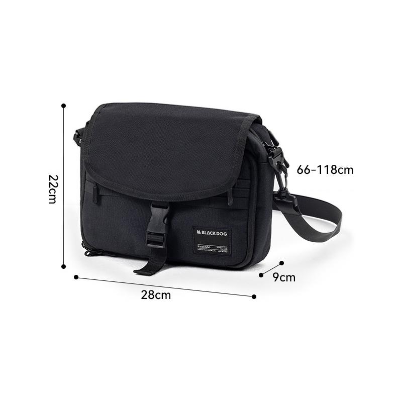BLACKDOG 黑狗 黑潮 休閒斜挎包【好勢露營】時尚斜挎包大容量斜揹包 多口袋隨身包 側揹包 單肩包 休閒包-細節圖8