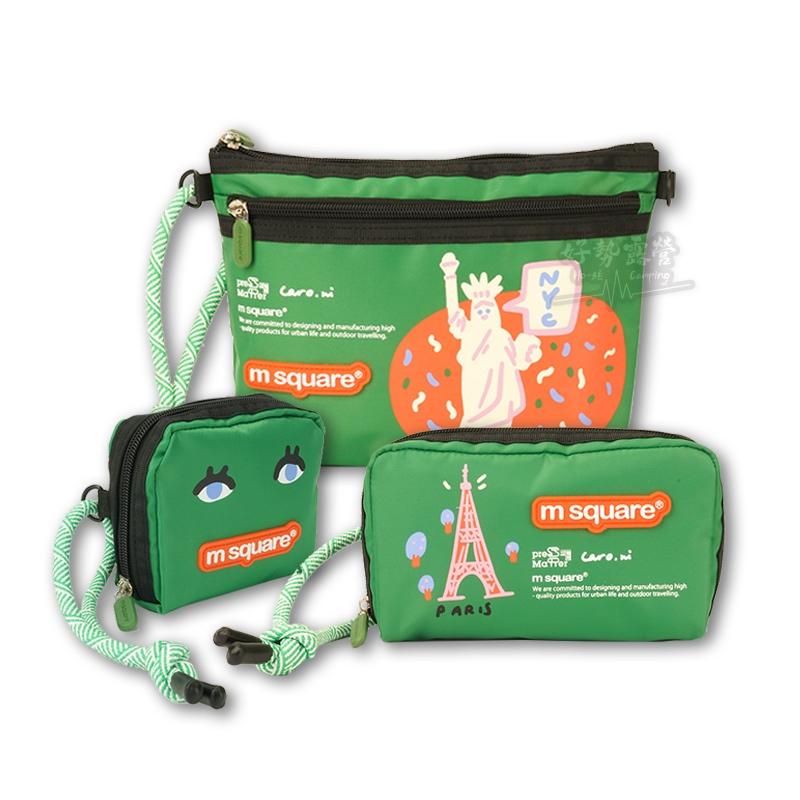 m square 夢境旅行小方包/手拿包/旅行手包【好勢露營】多功能零錢包 證件包 隨身包 出國包 旅行包 手掛包-細節圖2